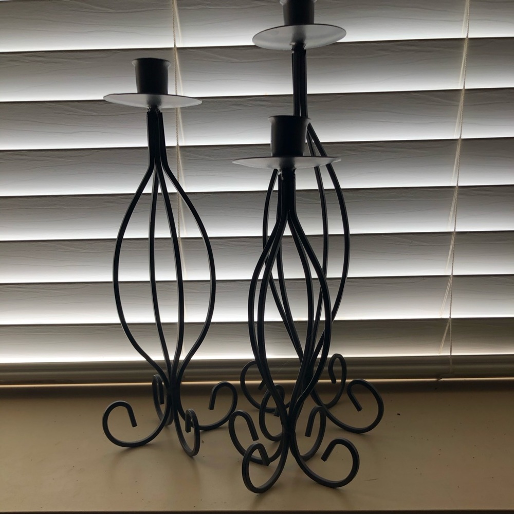 Set of candle holders